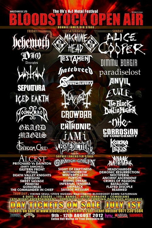 Movie poster for Paradise Lost: Live at Bloodstock (2012)