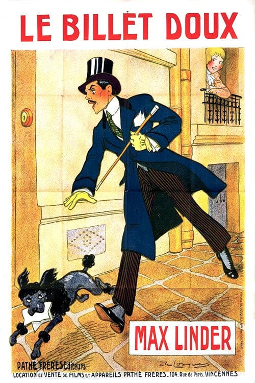 Movie poster for Le billet doux (1913)