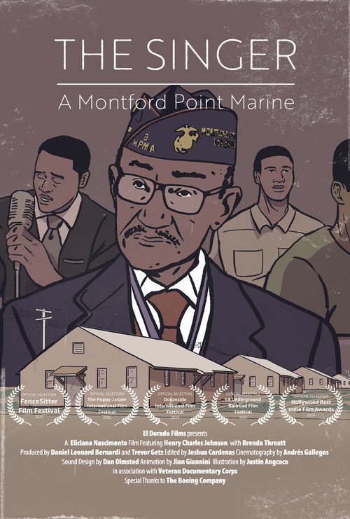 Movie poster for The Singer: A Montford Point Marine (2023)