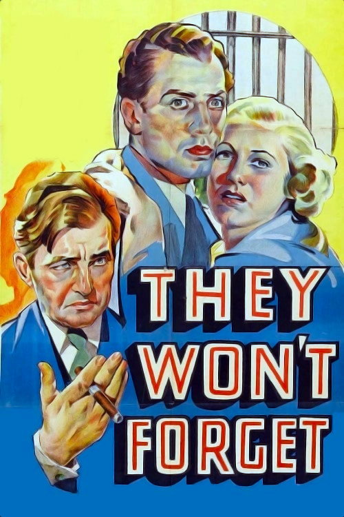 Movie poster for They Won't Forget (1937)