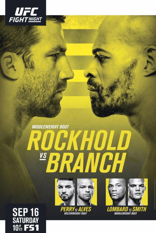 Movie poster for UFC Fight Night 116: Rockhold vs. Branch (2017)