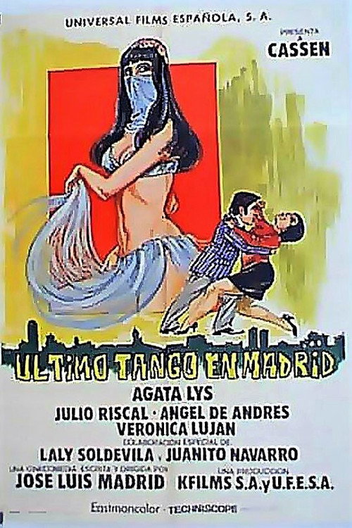 Movie poster for El último tango en Madrid (1975)