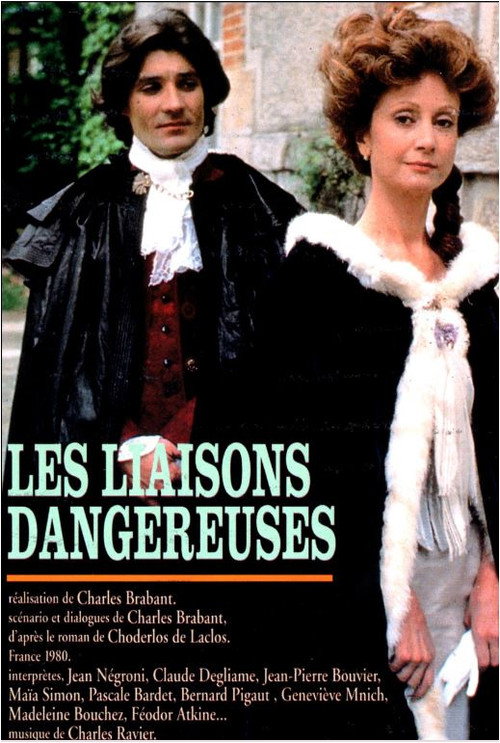 Movie poster for Dangerous liaisons (1980)