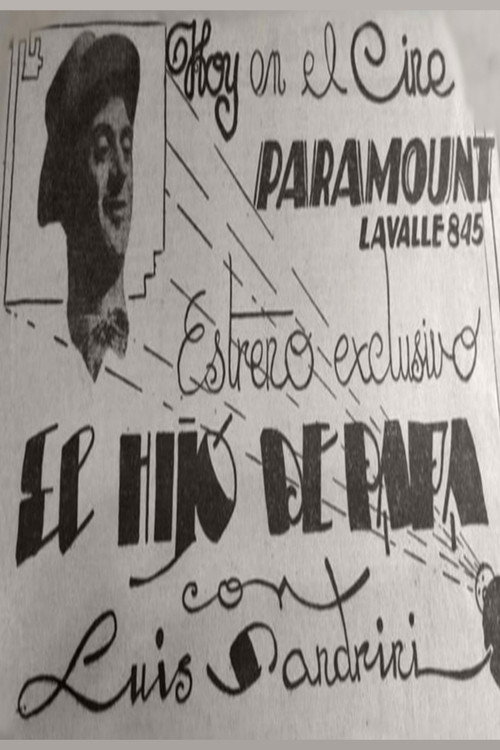 Movie poster for El hijo de papá (1933)