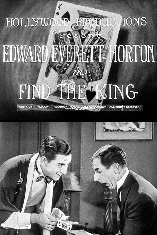 Movie poster for Find the King (1927)