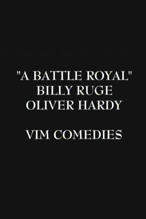 Movie poster for The Battle Royal (1916)