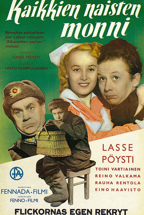 Movie poster for Kaikkien naisten monni (1952)