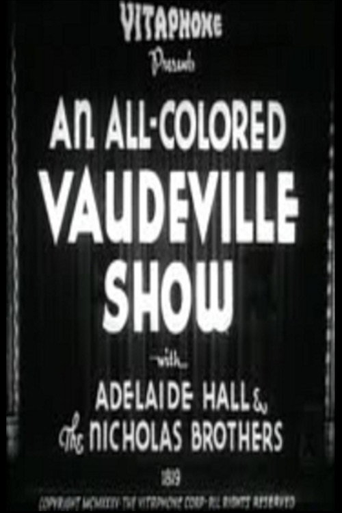 Movie poster for An All-Colored Vaudeville Show (1935)