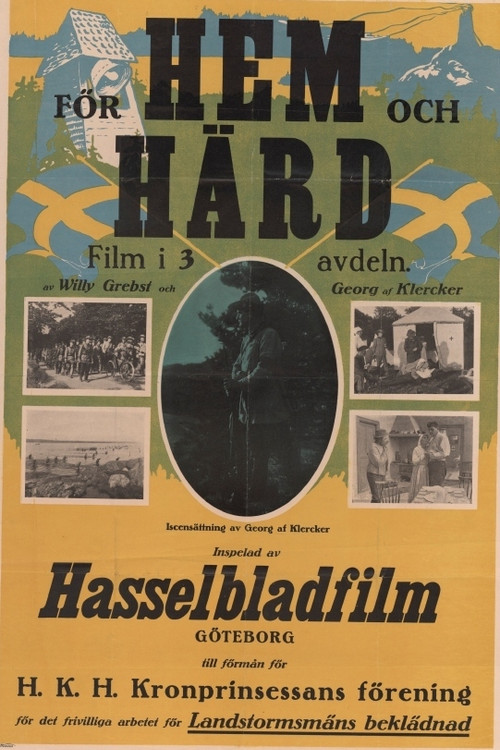 Movie poster for For Hearth and Home (1917)