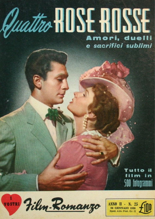 Movie poster for Quattro rose rosse (1952)