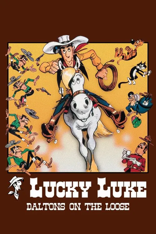 Movie poster for Lucky Luke: Daltons on the Loose (1983)