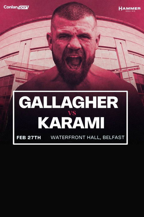 Movie poster for Paddy Gallagher vs. Bahadur Karami (2026)