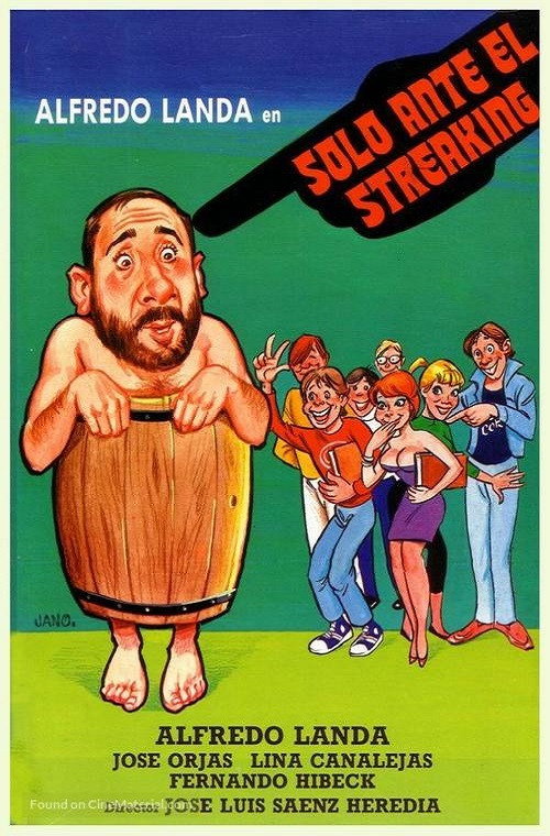 Movie poster for Solo ante el Streaking (1975)
