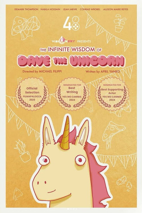Movie poster for The Infinite Wisdom of Dave the Unicorn