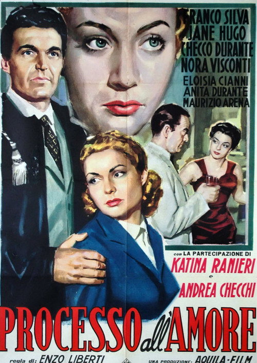 Movie poster for Processo all'amore (1956)