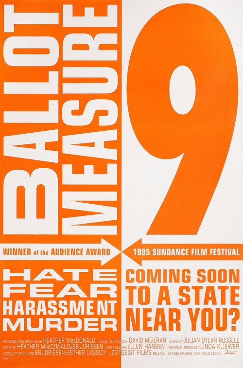Movie poster for Ballot Measure 9 (1995)