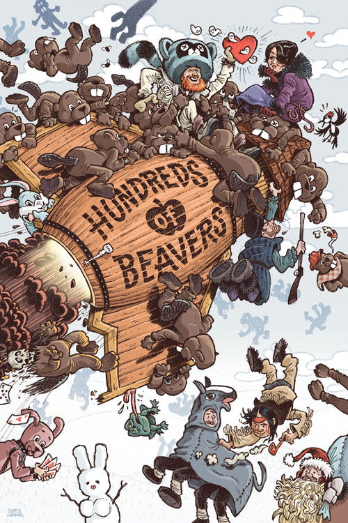 Movie poster for Hundreds of Beavers (2024)