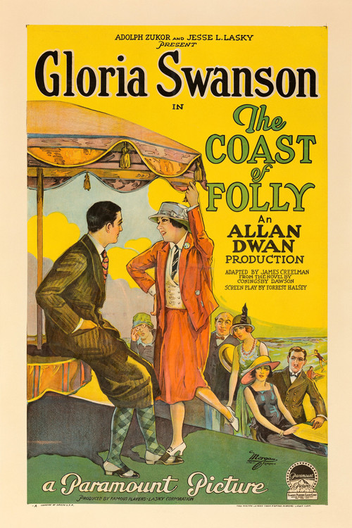 Movie poster for The Coast of Folly (1925)
