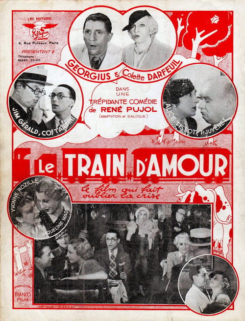 Movie poster for Le train d'amour (1935)