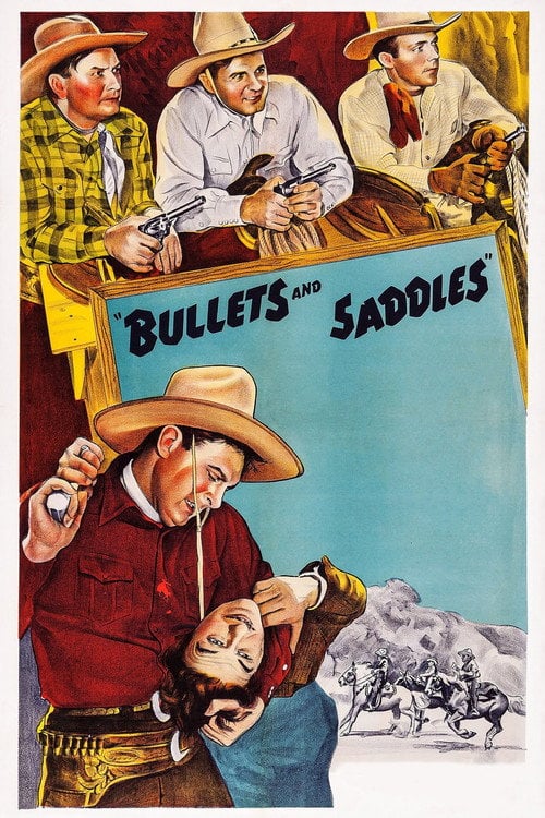Movie poster for Bullets and Saddles (1943)