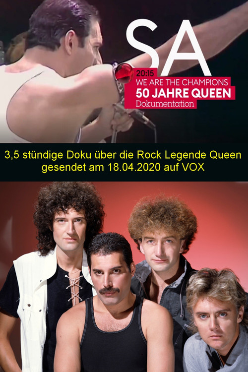 Movie poster for We are the Champions - 50 Jahre Queen (2020)