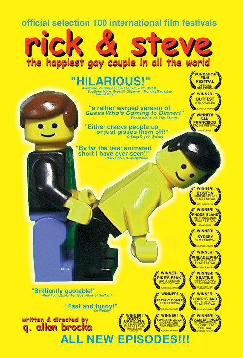 Movie poster for Rick and Steve: The Happiest Gay Couple in all the World Cum & Quiche (1999)