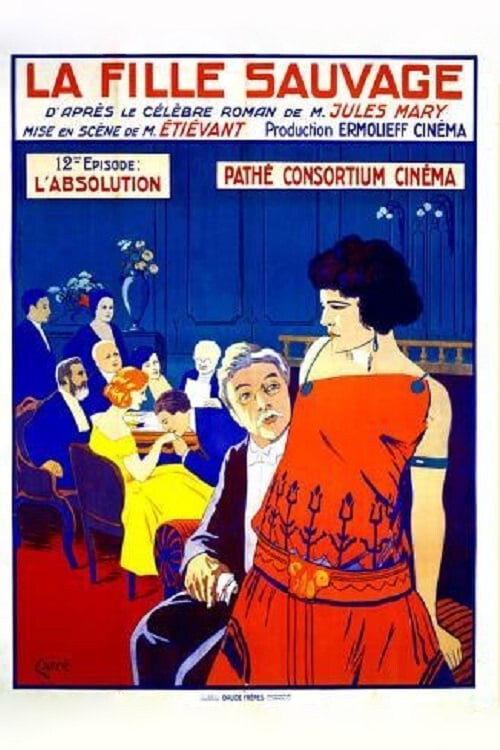 Movie poster for La fille sauvage (1922)