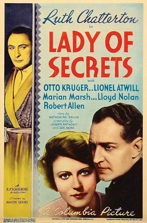 Movie poster for Lady of Secrets (1936)