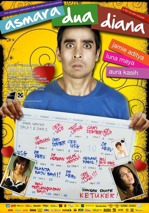 Movie poster for The Romance of Two Dianas (2009)