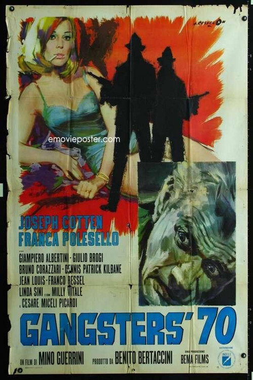 Movie poster for Gangsters '70 (1968)