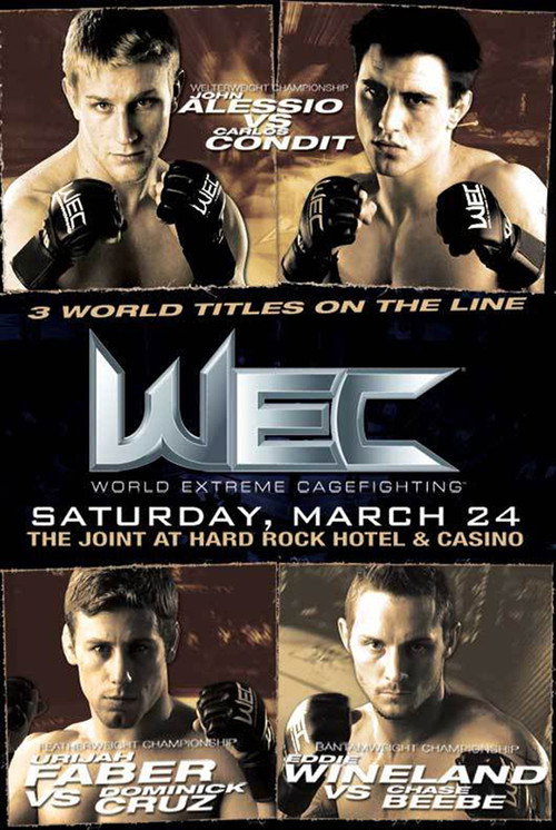 Movie poster for WEC 26: Condit vs. Alessio (2007)