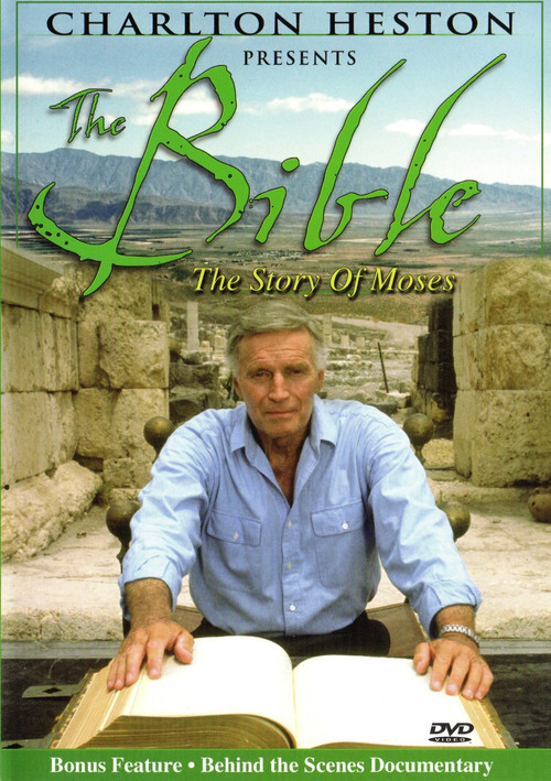 Movie poster for Charlton Heston Presents The Bible: The Story of Moses (1993)