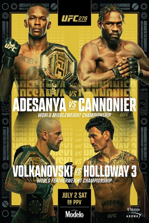 Movie poster for UFC 276: Adesanya vs. Cannonier (2022)
