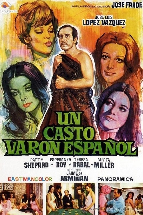 Movie poster for A Chaste Spanish Man (1973)