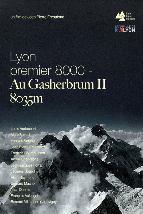 Movie poster for Lyon Premier 8000, Au Gasherbrum II - 8035m (1975)