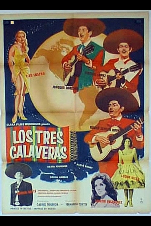 Movie poster for Los tres calaveras (1965)