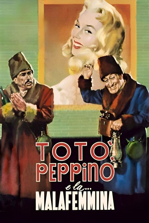 Movie poster for Toto, Peppino, and the Hussy (1956)