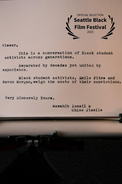 Movie poster for Very Sincerely Yours, (2024)