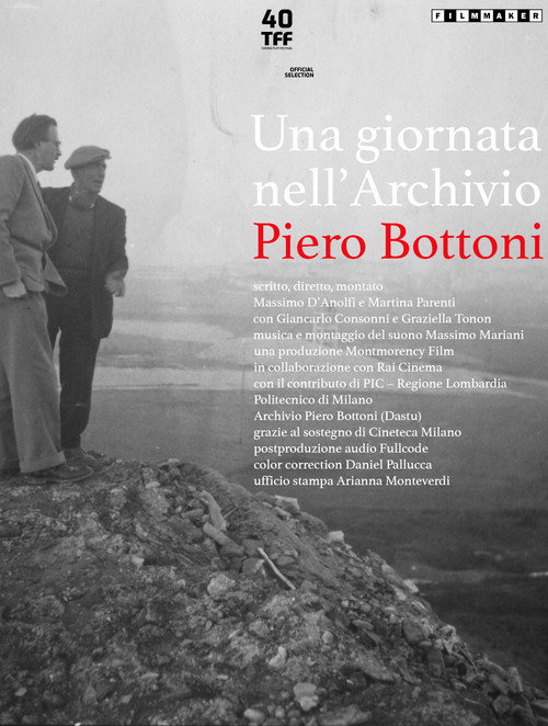 Movie poster for A Day in the Piero Bottoni Archive (2022)