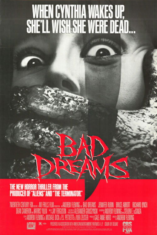 Movie poster for Bad Dreams (1988)