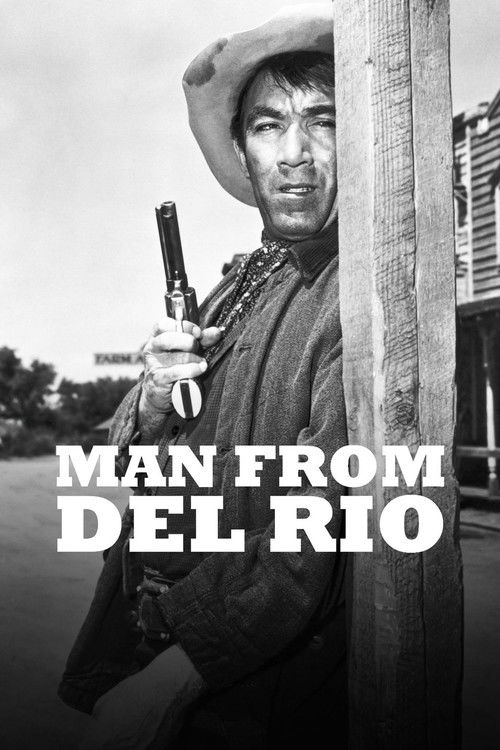 Movie poster for Man from Del Rio (1956)