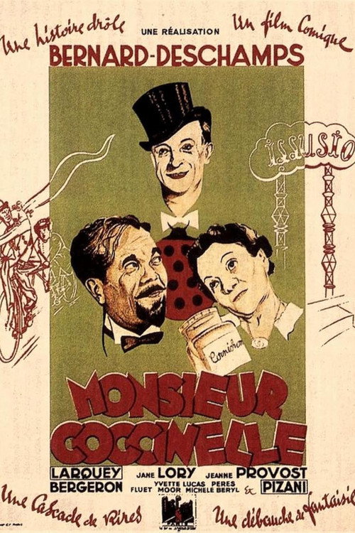 Movie poster for Monsieur Coccinelle (1938)