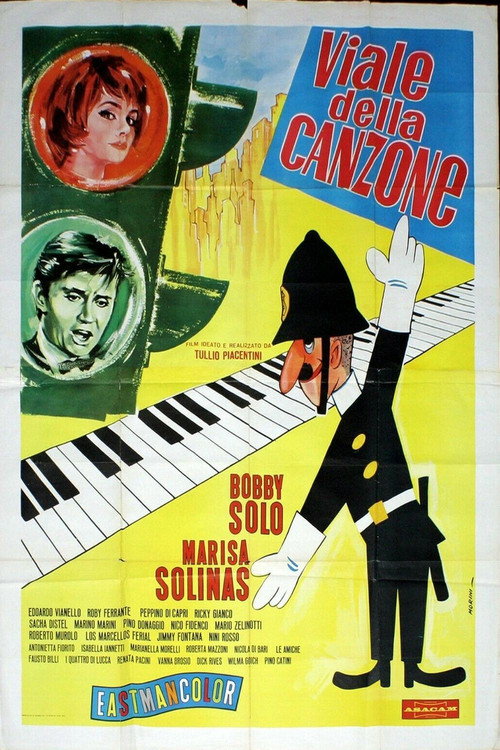 Movie poster for Viale della canzone (1965)