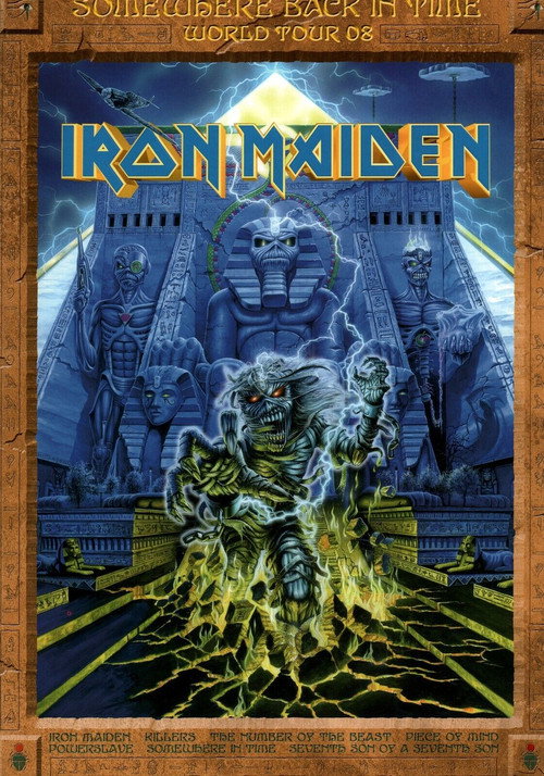 Movie poster for Iron Maden - Somewhere Back in Time World Tour '08, Mumbai India (2008)