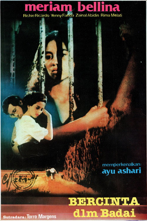 Movie poster for Bercinta dalam Badai (1984)