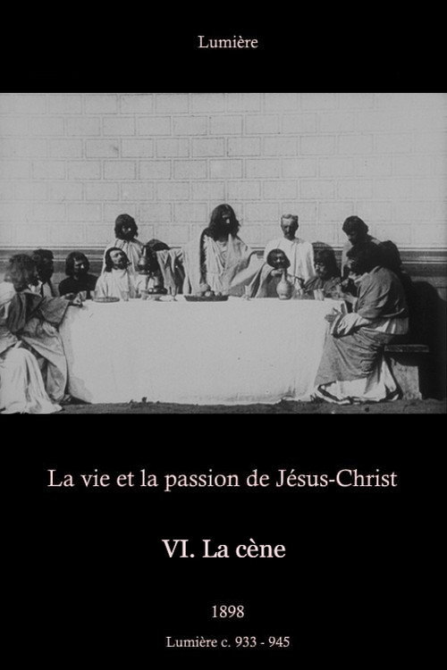Movie poster for VI. La cène (1898)