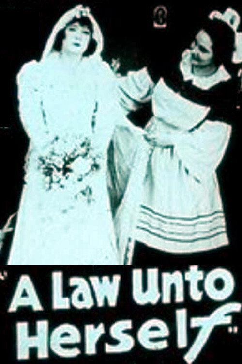 Movie poster for A Law Unto Herself (1918)