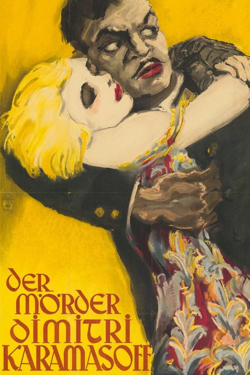 Movie poster for The Murderer Dmitri Karamazov (1931)