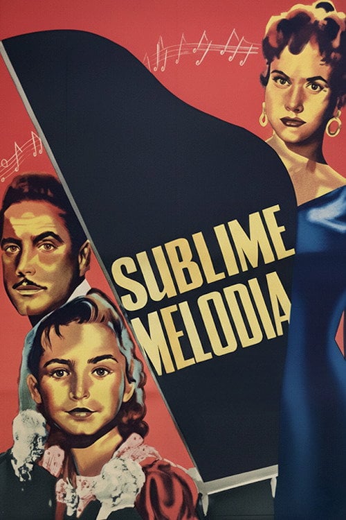 Movie poster for Sublime melodía (1956)
