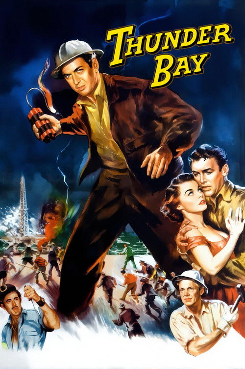 Movie poster for Thunder Bay (1953)